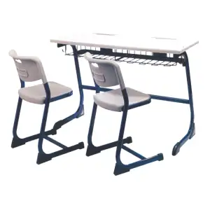 School furnitures double seater desk & chair- LF 0429