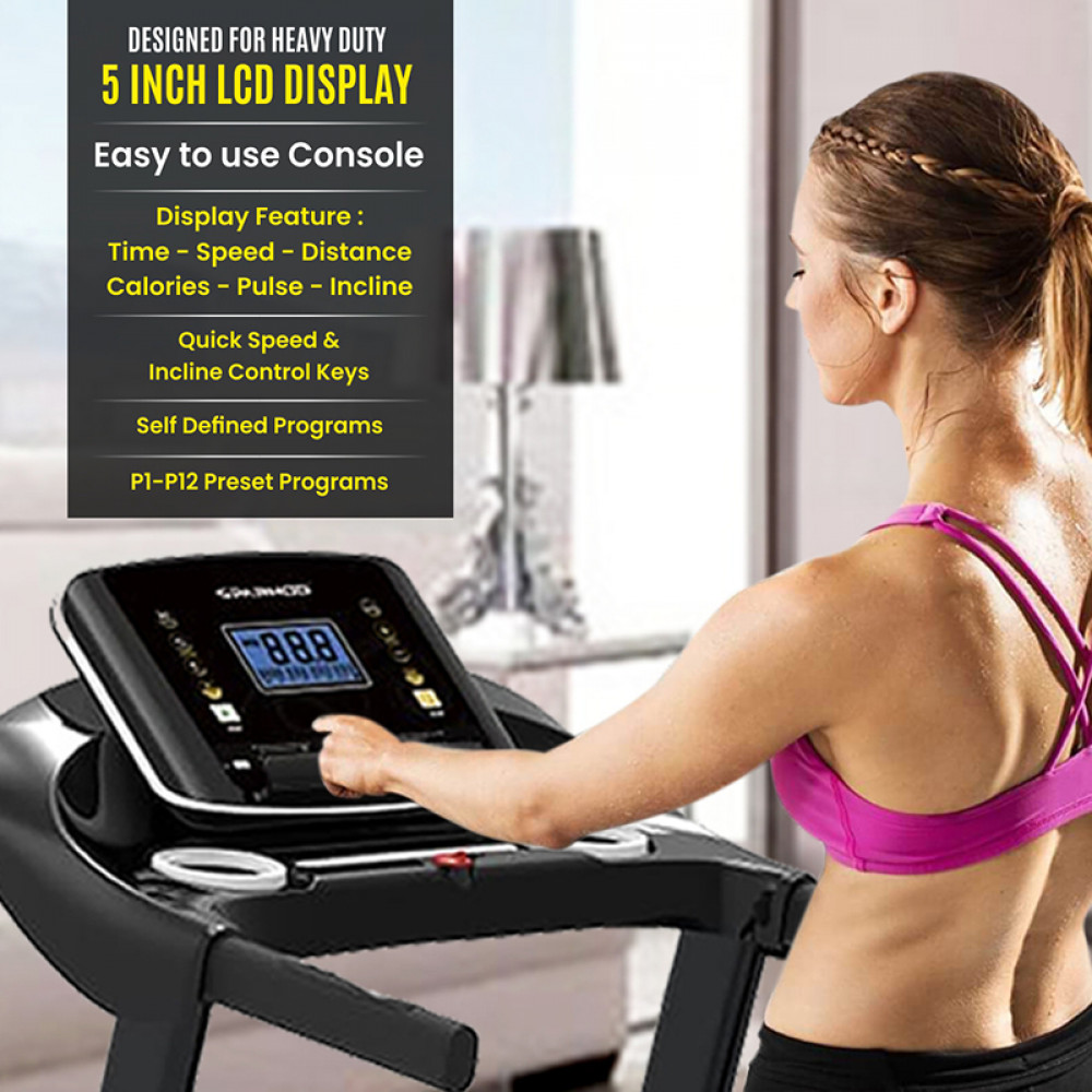 STH-3700 (2 HP DC Motor) Motorized Walking and Running Treadmill