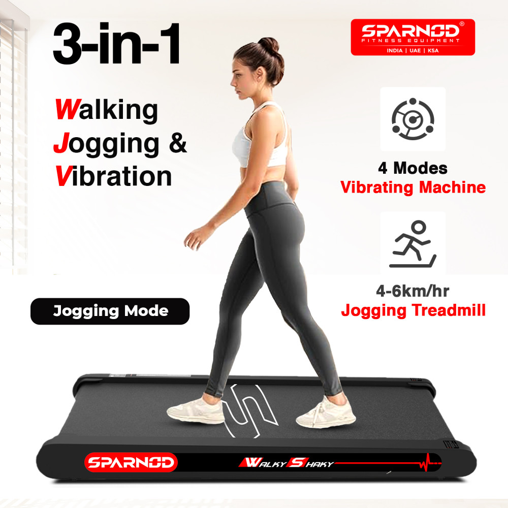 WalkyShaky - 3-in-1 Walking, Jogging & Vibration Machine