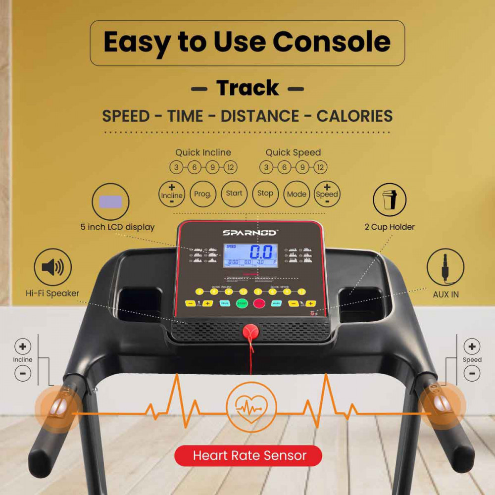 STH-4050 (2.25 HP DC MOTOR) Multi-function Massager & sit-up Treadmill