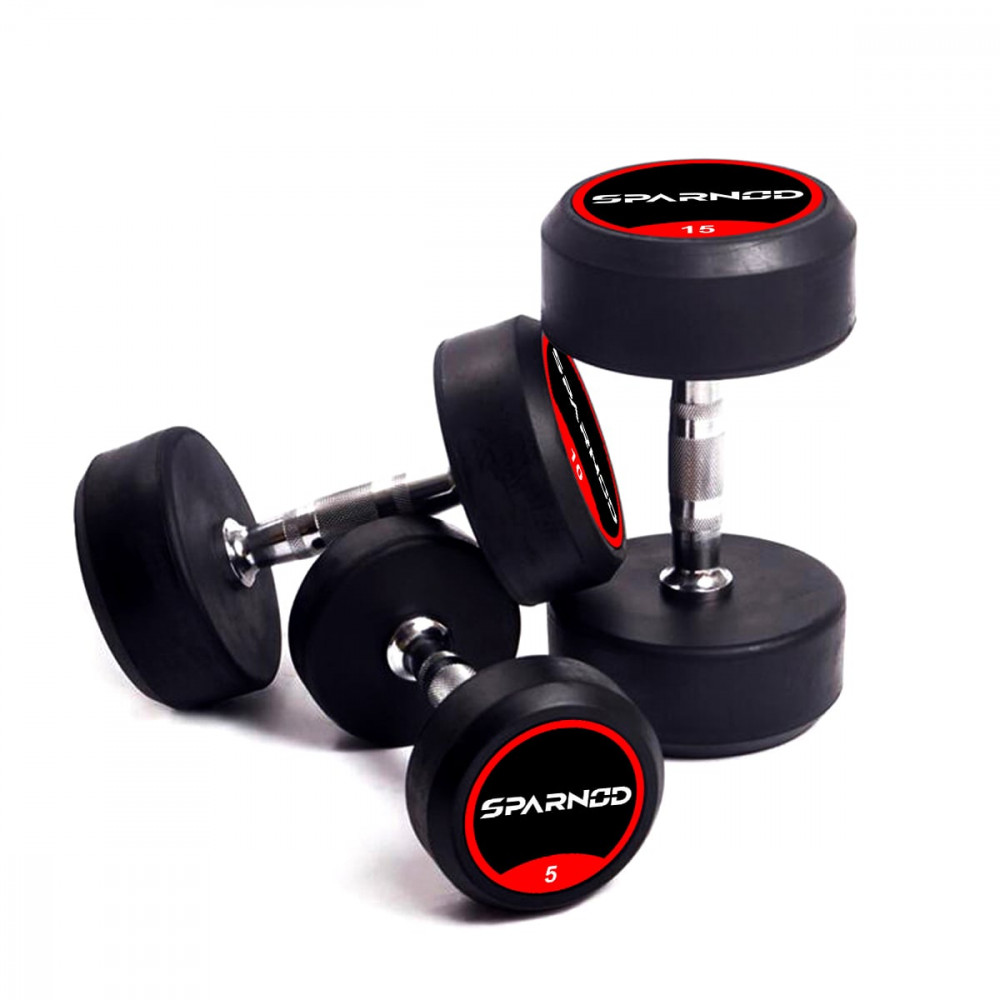 SDR - SPARNOD DUMBBELL ROUND - 2KG to 50KG