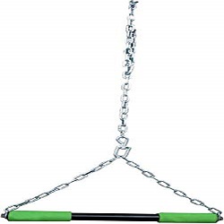 Hanging rod Pull up bar with Long Heavy Chain with Rod and Pull Ups Sangal