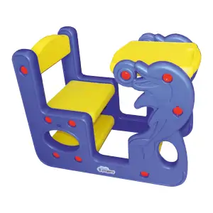 School furnitures single seater dolphin desk-LF 401