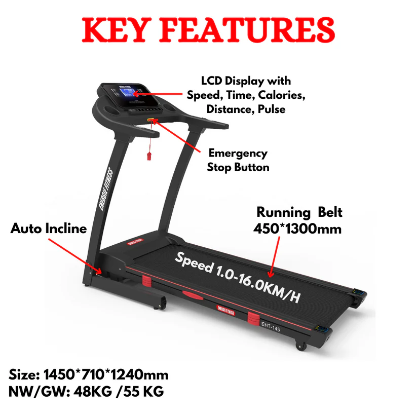 Best Treadmill for Home Use EHT-145