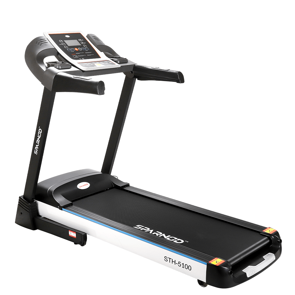 STH-5100 (2.5 HP DC Motor) Dual spring shock absorption Home Treadmill
