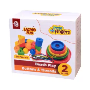 Toys Beads play & buttons& threads- LFT 044