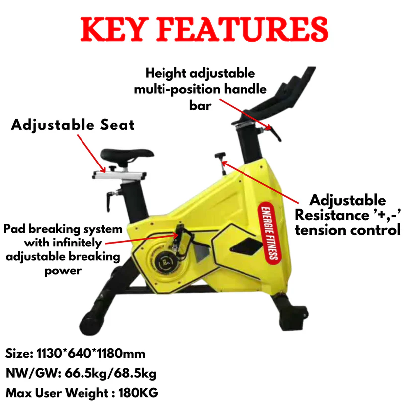 Best Quality Transformer Spinning Bike XB-5816Y (With 24Kg Fly Wheel)