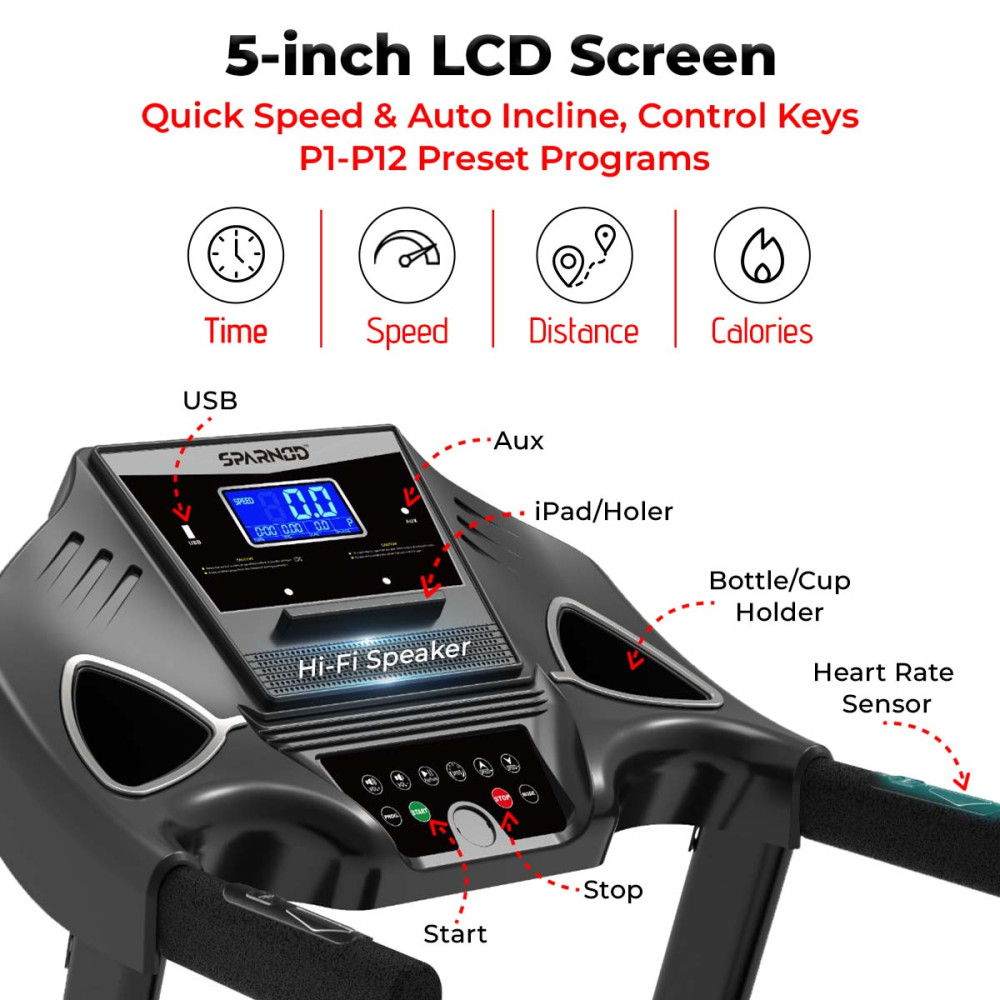 STH-3600 (2 HP DC Motor) Fat mobilization massager Treadmill