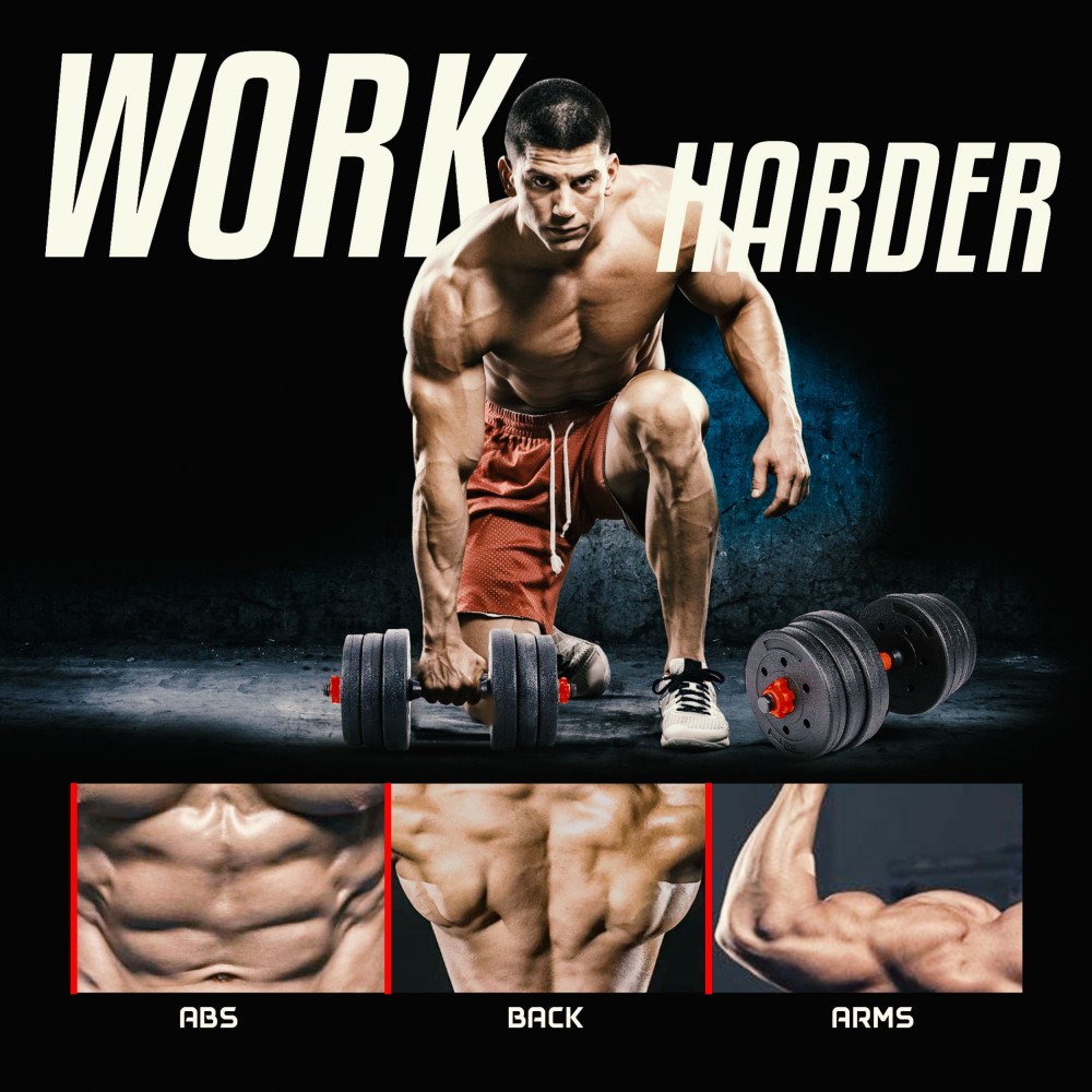 SCD-20 Concrete Dumbbells