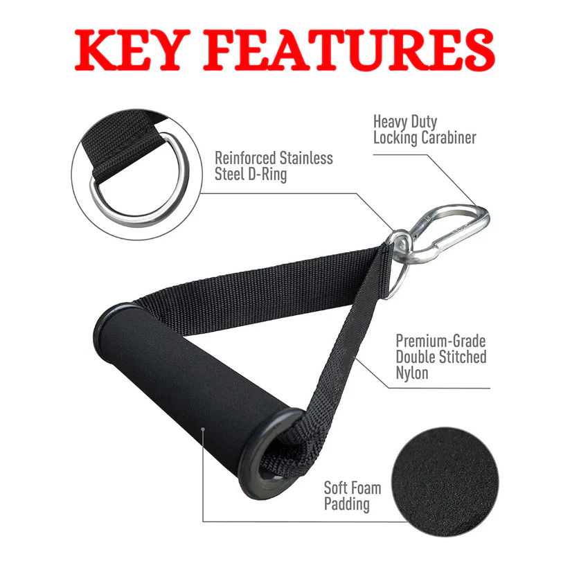 Exercise Handles for Cable Machines