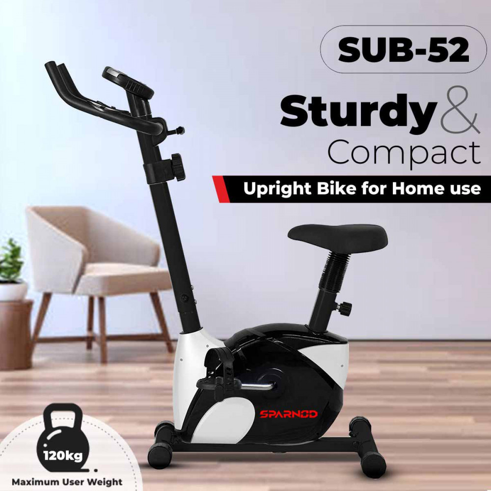 SUB-52 Magnetic Sturdy & Compact Upright Bike / Exercise Bike