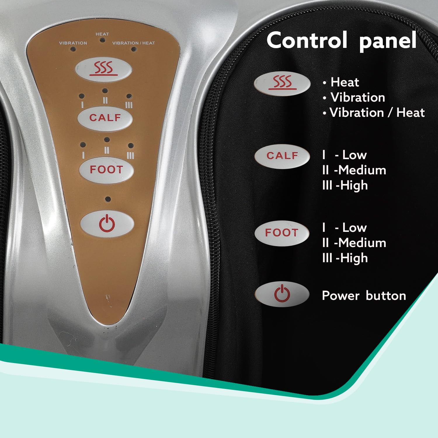 LEG MASSAGER-Foot & Calf Massager, Rolling & Kneading Massage