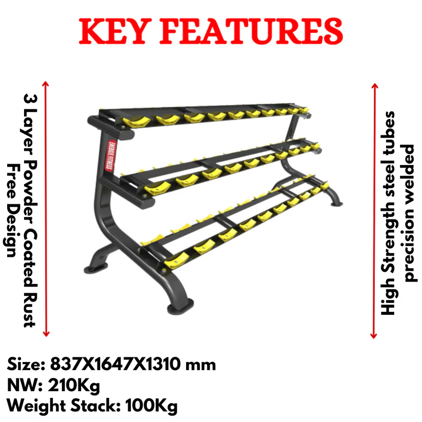 3 Tier Dumbbell Rack EFT-030