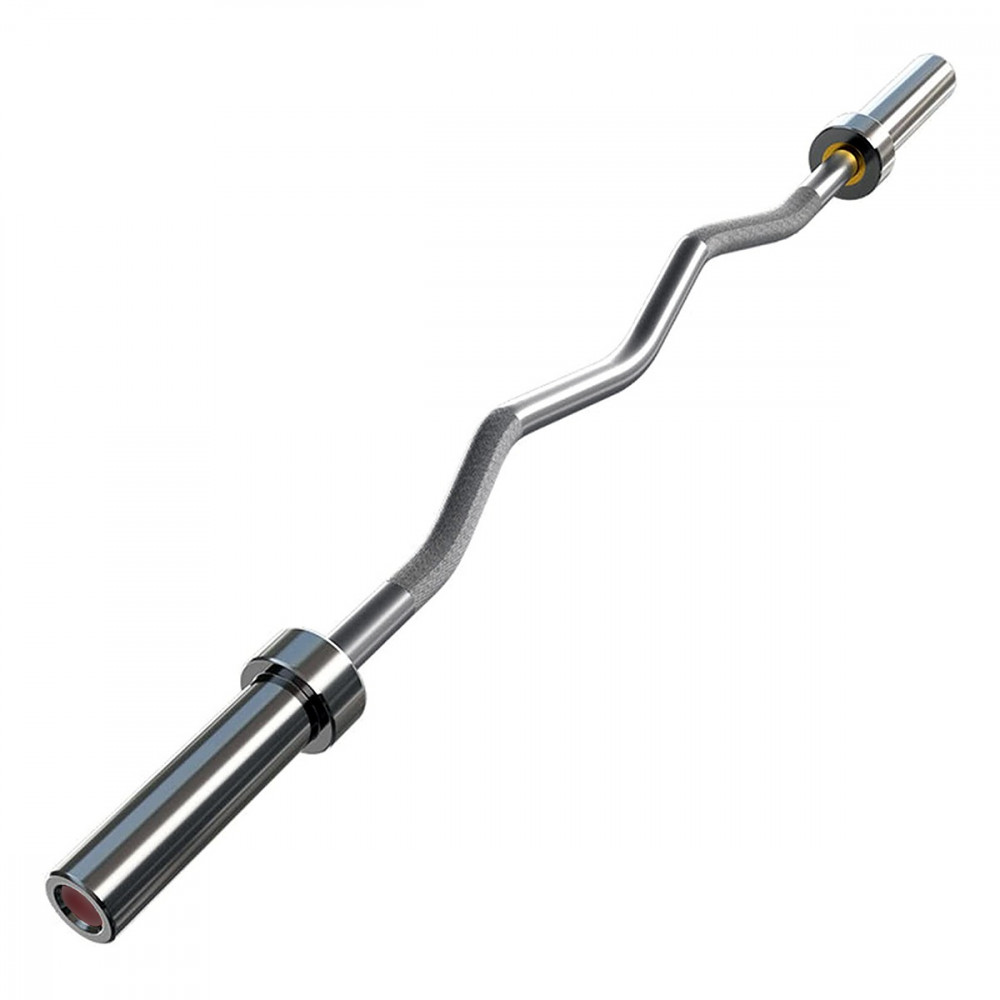 SROEZ - Sparnod Olympic EZ Curl Zig Zag Bar with Collars