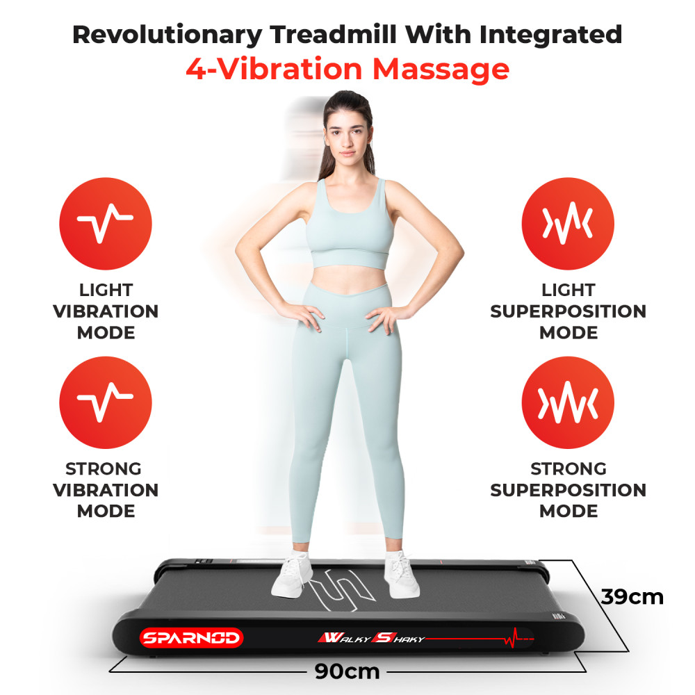 WalkyShaky - 3-in-1 Walking, Jogging & Vibration Machine