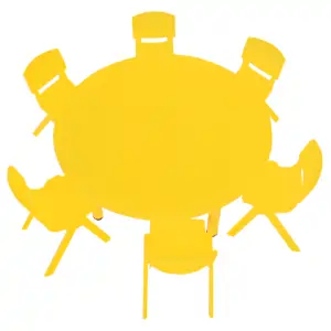 School furnitures small round table- LF 114S