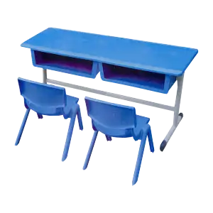 School furnitures double seater desk & chair- LF 159