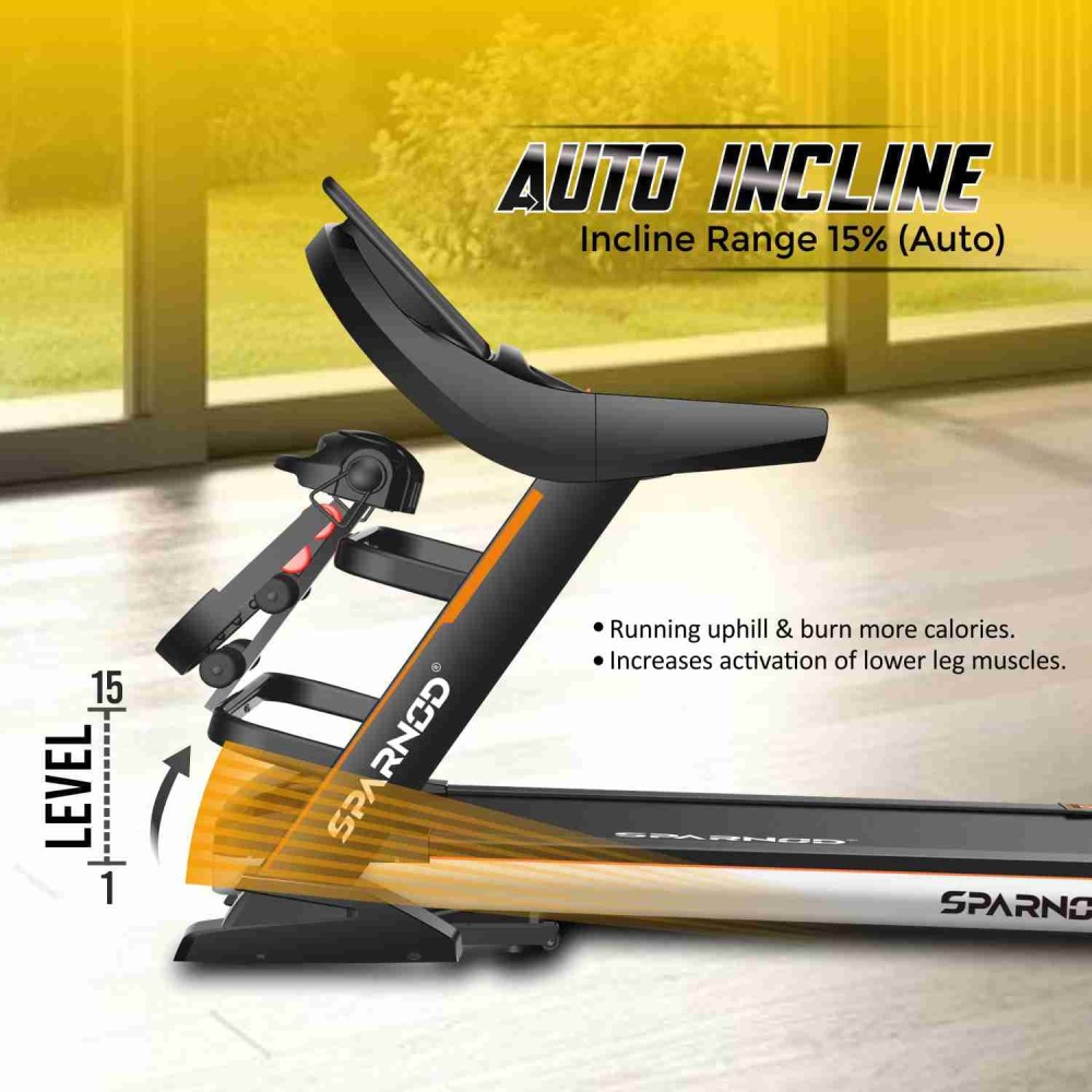 STH-5700_MF 3 Hp Continuous DC Motorized Automatic Walking and Running Treadmill