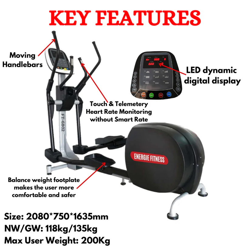 Best Commercial Elliptical Cross Trainer FB-6802