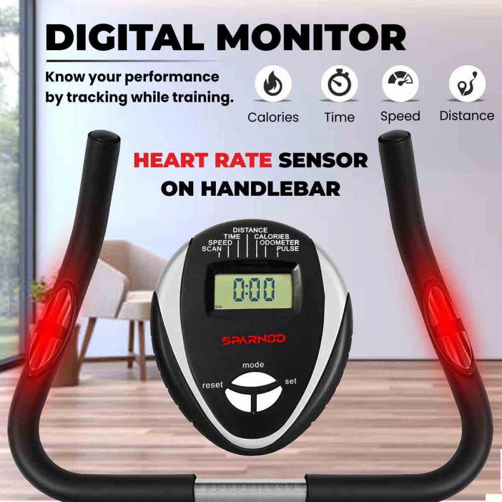 SUB-52 Magnetic Sturdy & Compact Upright Bike / Exercise Bike