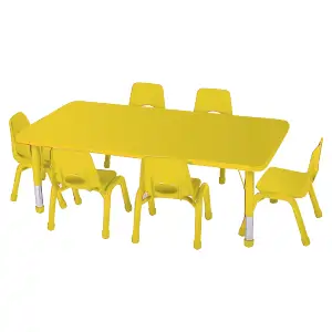 School furnitures rectangle table-LF 215