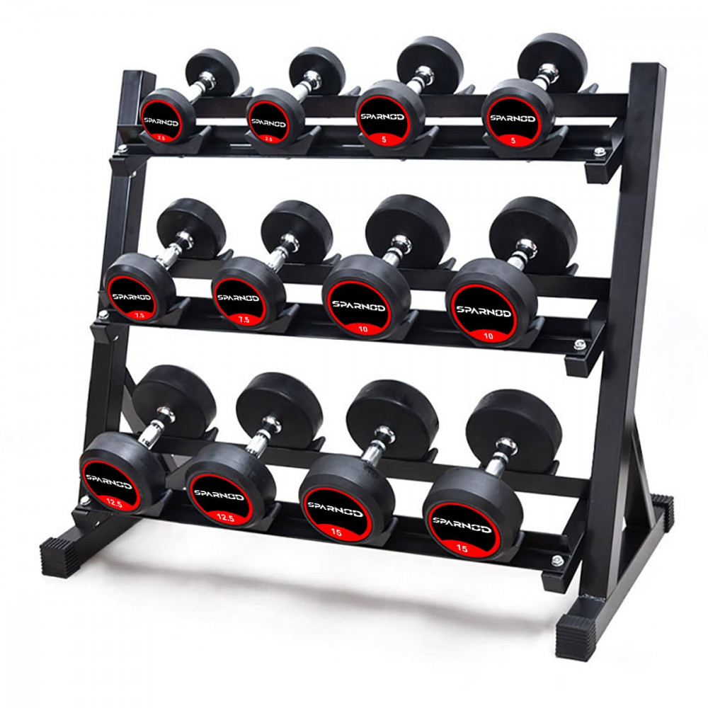 SDR - SPARNOD DUMBBELL ROUND - 2KG to 50KG