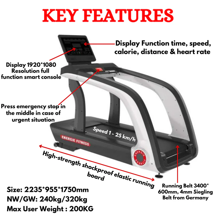 Best Commercial Treadmill Price in India JB-8900