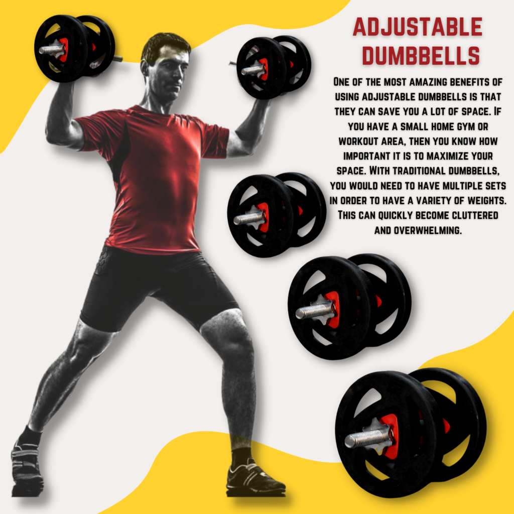 Gym equipment set for home workout