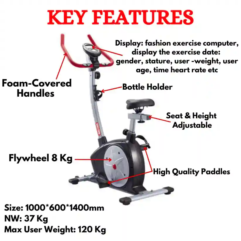 Best Exercise Upright Bike 3318-LA