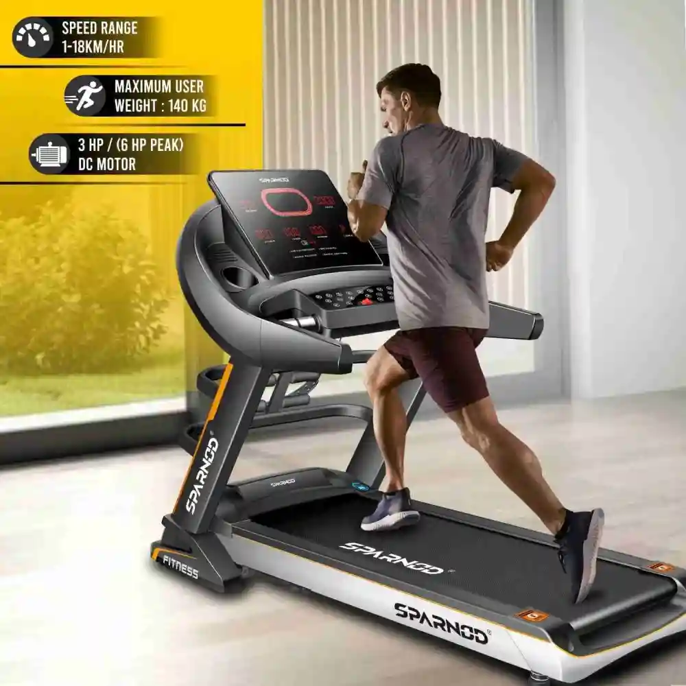 STH-5700_MF 3 Hp Continuous DC Motorized Automatic Walking and Running Treadmill