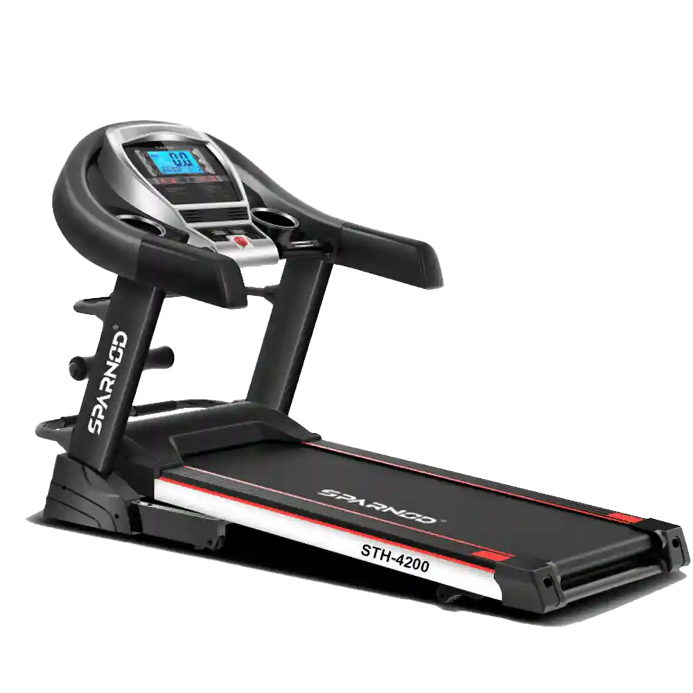 STH-4200 (2.25 HP DC Motor) multi-function with Semi Auto Lubrication Treadmill