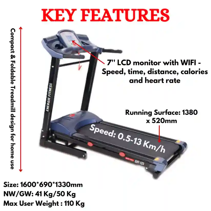 Best Treadmill for Home Use EHT-123