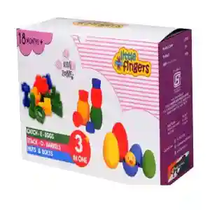 Toys Catch-e-eggs, stack-o-barrels, nuts & bolts- LFT 065