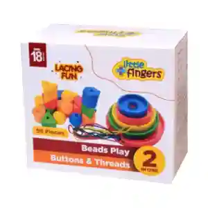 Toys Beads play & buttons& threads- LFT 044