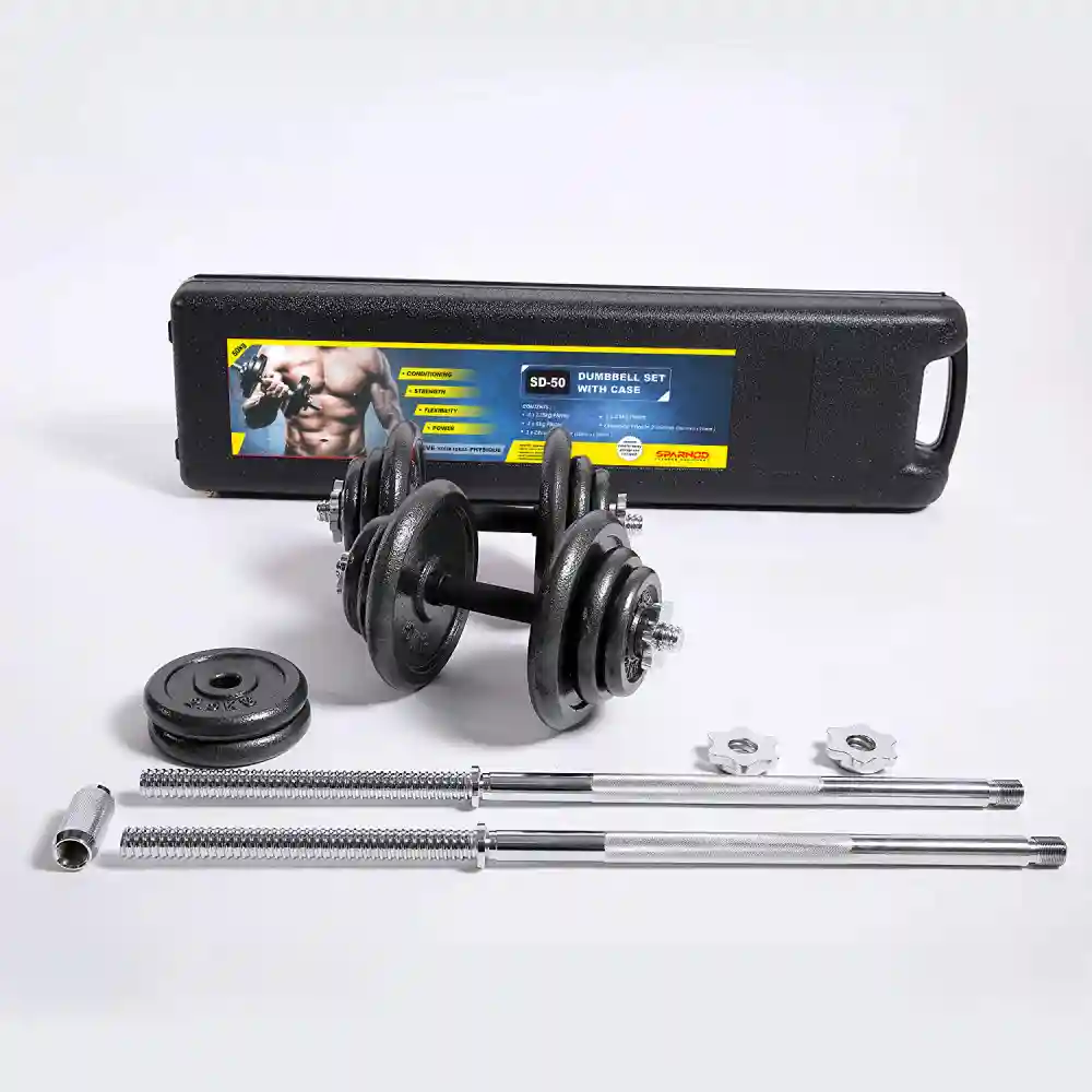 SD-50 DUMBBELL SET WITH CASE