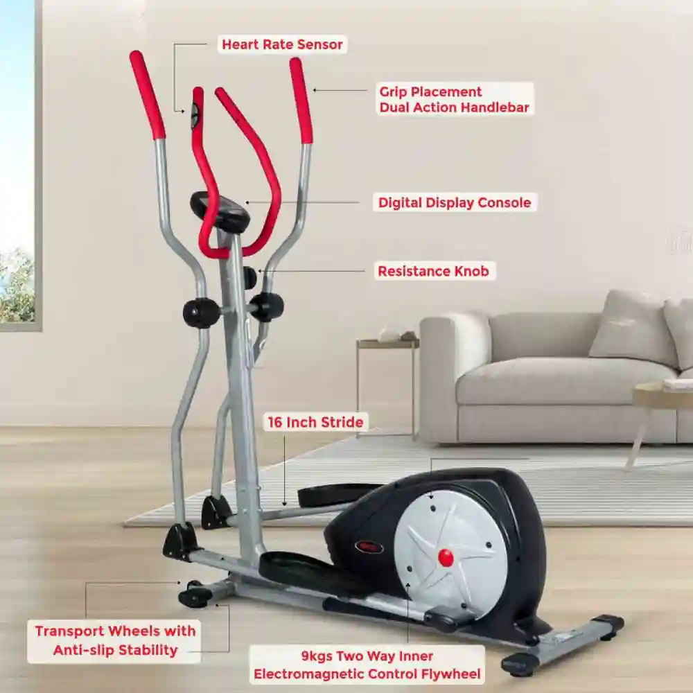 SET-43 Sturdy Design Cardio ELLIPTICAL TRAINER HOME USE