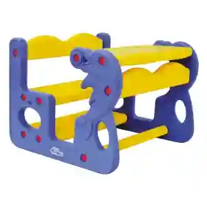 School furnitures double seater dolphin desk- LF 411