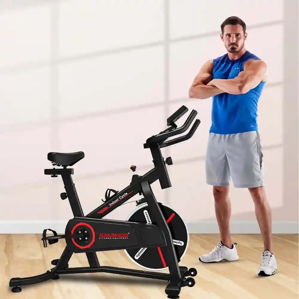 SSB-09 Spin Bike Exercise Cycle for Home Gym with 9 kg Heavy-duty Flywheel