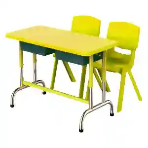 School furnitures double seater desk & chair- LF 158