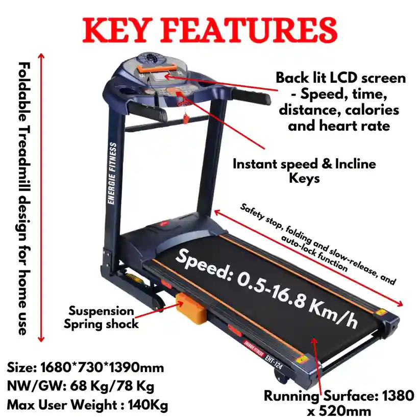 Best Quality Home Use Treadmill EHT-124