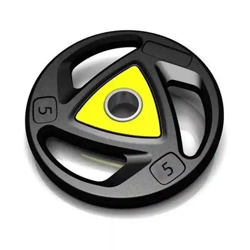 Premium Rubber Coated Triangle Weight Plate -Cartoon Packing