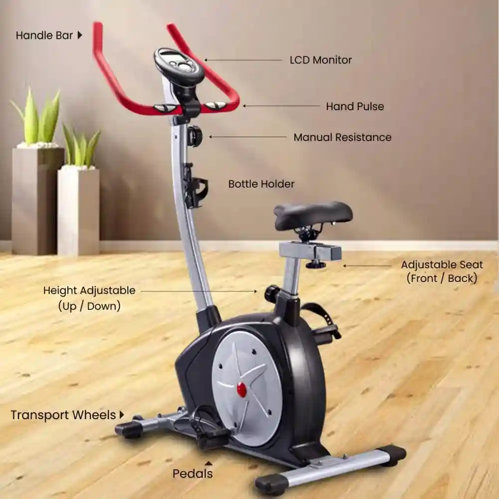 SUB-55 Upright Stationary / Exercise Bikes with Adjustable Cushion Seat