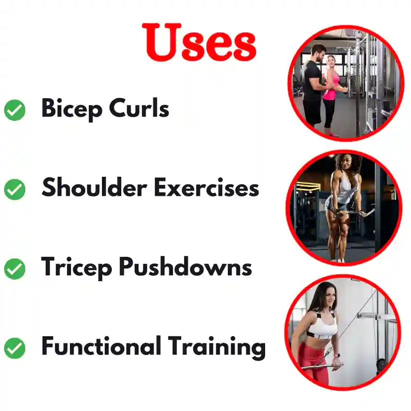Best Wall Mounted Dual Cable Pulley Home Gym EHG-11G