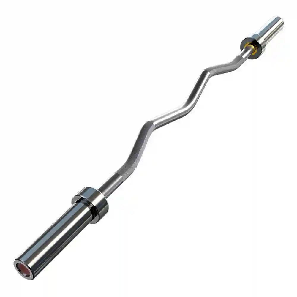SROEZ - Sparnod Olympic EZ Curl Zig Zag Bar with Collars