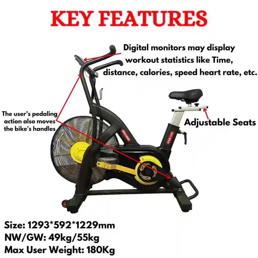 Latest Commercial Air Bike EAB-108