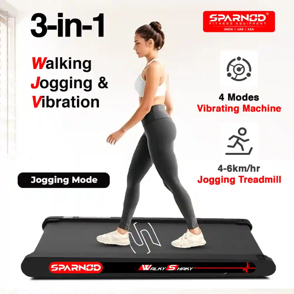 WalkyShaky - 3-in-1 Walking, Jogging & Vibration Machine