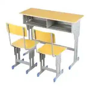 School furnitures double seater desk & chair- LF 0406