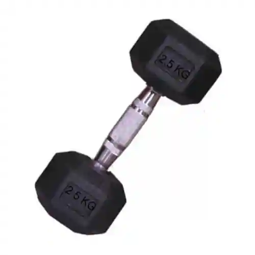 Best Quality Rubber Coated Hexagon Dumbbell