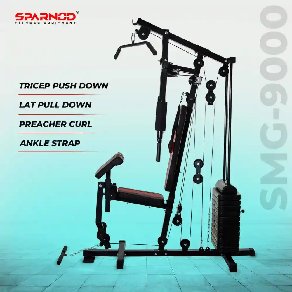 SMG-9000 Multifunctional Heavy-Duty Steel Frame Home Gym Station