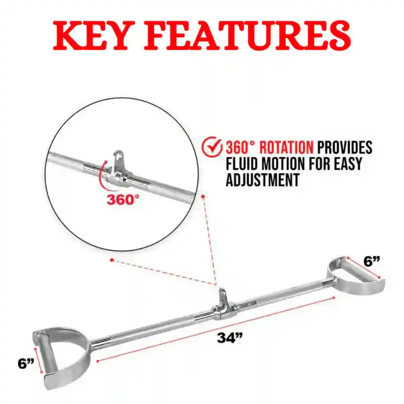 Premium Lat Bar Handle